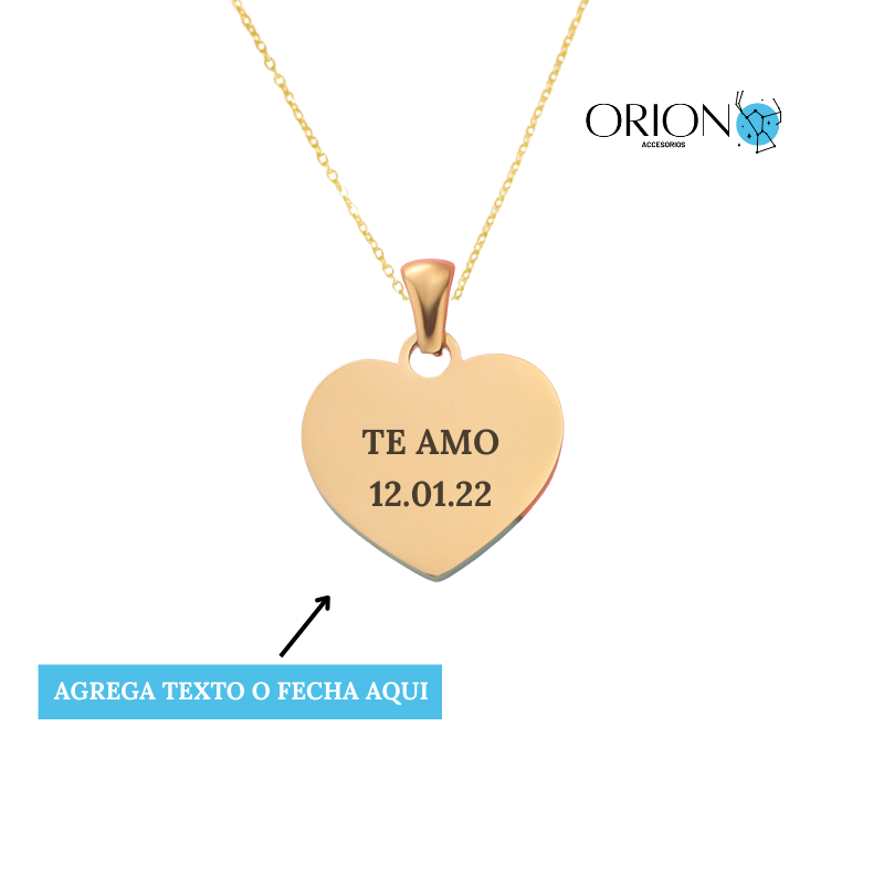 Collar Corazón Personalizado