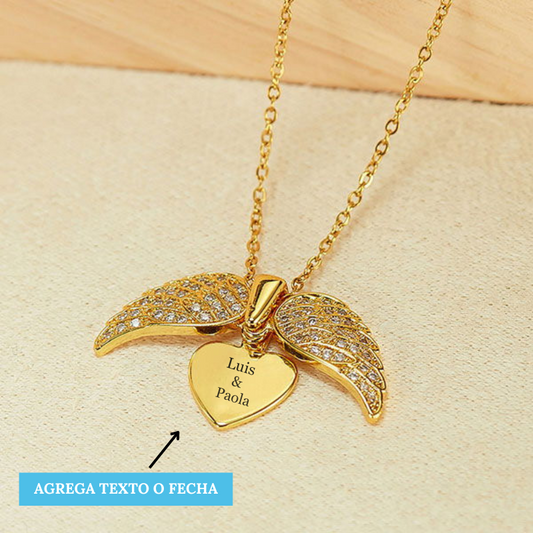 Collar Corazón Alado 🪽