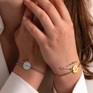 Pulsera medalla personalizada