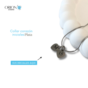 Collar Corazón Iniciales